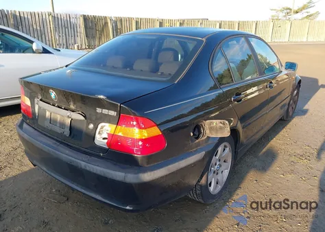 2003 BMW 325I z USA, uszkodzony, nr VIN WBAET37433NJ27143